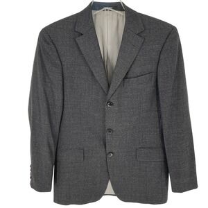 HUGO BOSS SCORSESE MOVIE US Wool Blazer Lanificio F.lli Cerruti‎ Gray Men 36R